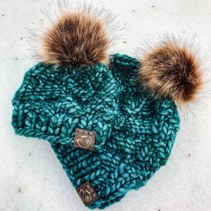 Gibbon Beanie- Mama and baby knit winter hat set